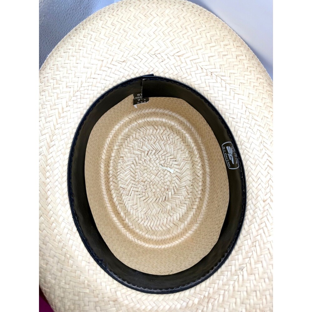 Vintage 1992 Western Gambler Hat Size 7 1/8 Never Worn Wide Brim Cowboy Hat - Picture 9 of 11